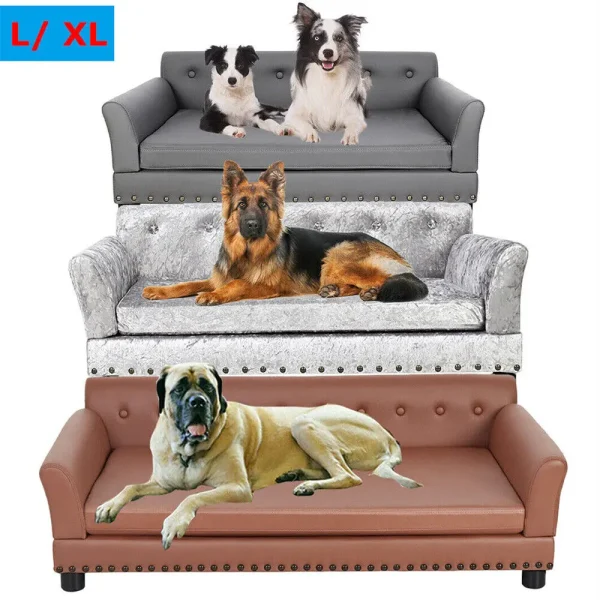 Dog Bed Cushioned Sofa