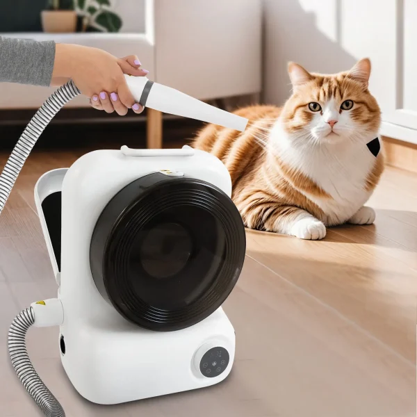 450W Modern Dog Grooming Vacuum Kit
