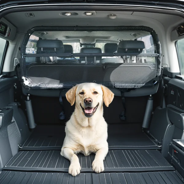 Universal-Fit Dog Car Barrier