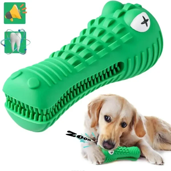 Dog Rubber Chew Toothbrush Toy